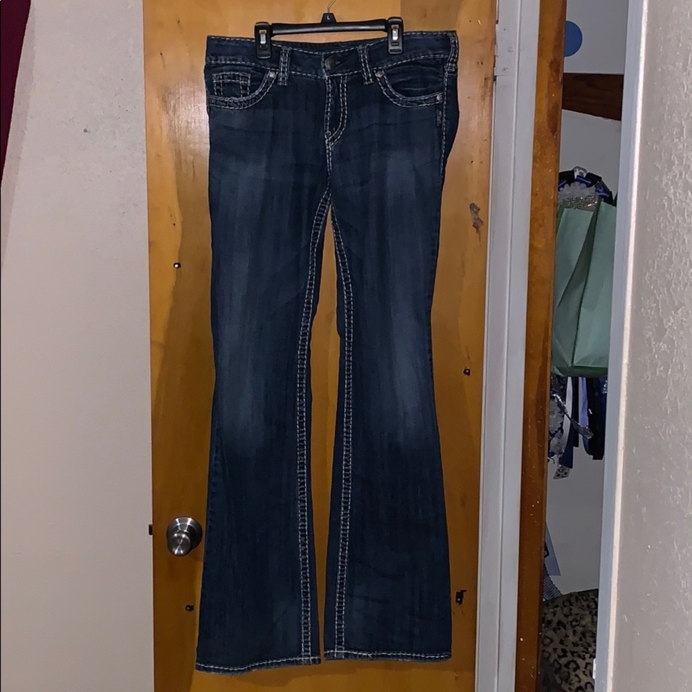 Silver jeans